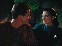 Jadzia möchte bei Deral auf Meridian bleiben