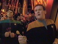 O'Brien tritt gegen den Vulkanier Syvar im Dart an.