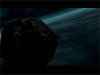 Die Enterprise kapert eine Suliban-Kapsel.