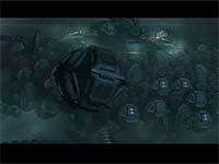 Archer und Trip fliegen zur Helix.