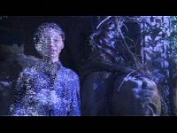 Hoshi Sato wird auf die Enterprise gebeamt.