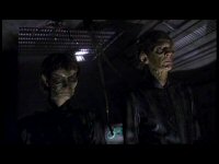 Vulkanier versperren den Weg zur Luftschleuse.