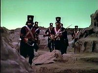 Seltsame Soldaten greifen an