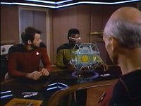 Geordi hat einen Quarantänecontainer entwickelt