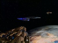 Die Enterprise wird von kaelonischen Schiffen bedroht