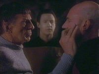 Spock und Picard bei der Geistesverschmelzung
