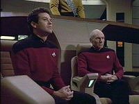 McDuff und Picard vor dem Angriff der Lysianer
