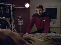Riker redet Worf ins Gewissen