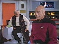 Scotty und Picard auf der alten Enterprise