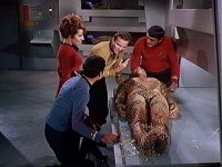 Die Enterprise entdeckt ein Schiff mit Menschen in Stasis.