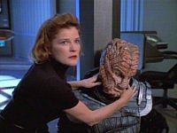 Der Alpha-Hirogen wurde erschossen.