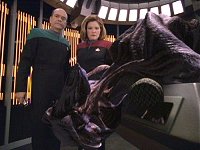 Der Doktor und Janeway finden heraus, dass man es mit Spezies 8472 zu tun hat