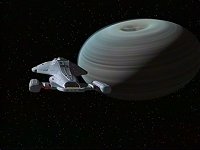 Die Voyager entdeckt einen seltsamen Planeten