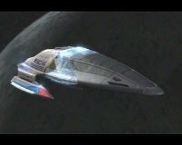 Janeways Shuttle panzert sich.